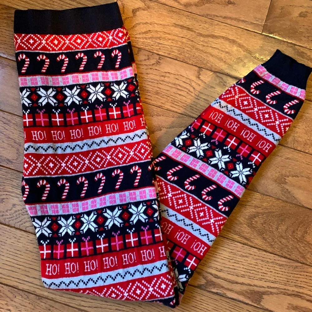 Atmosphere Festive Holiday Christmas Pajama Knitted Leggings